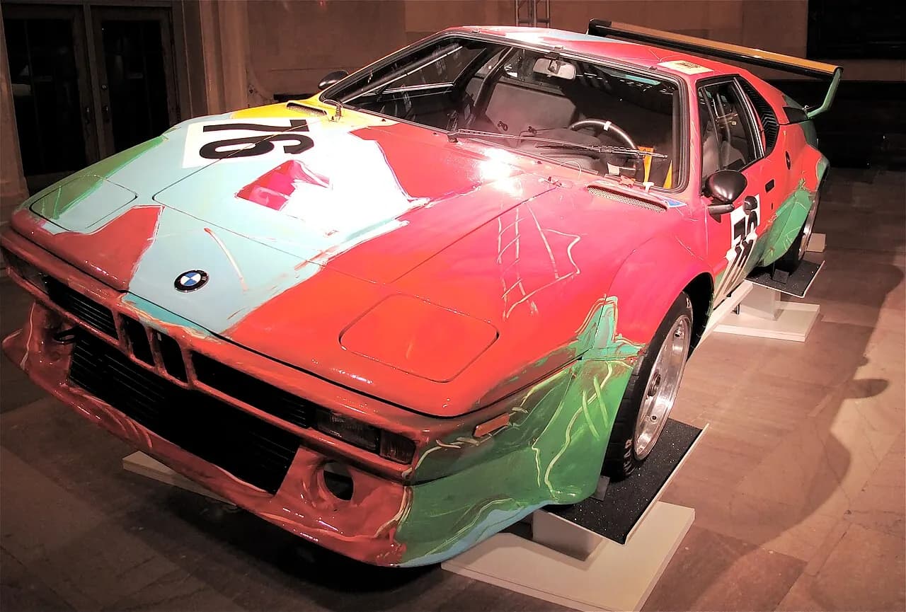 1979 BMW Group 4 M1 painted by Andy Warhol