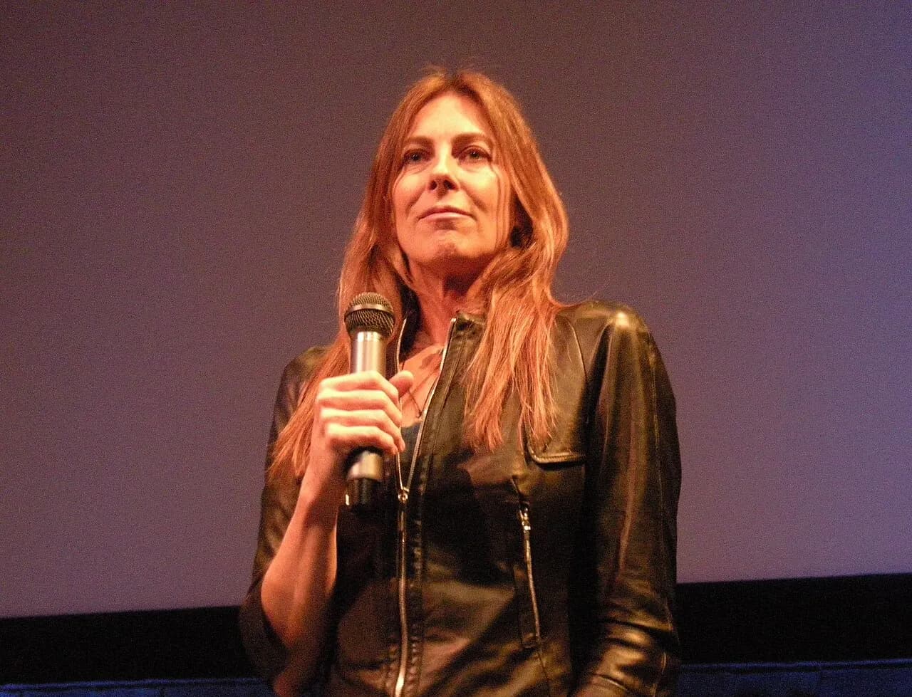 Film director Kathryn Bigelow after a showing of her film The Hurt Locker, 2009 Seattle International Film Festival.