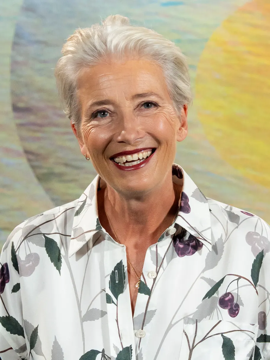 Actress Emma Thompson at the 78th Locarno Film Festival photocall for Dead of Winter