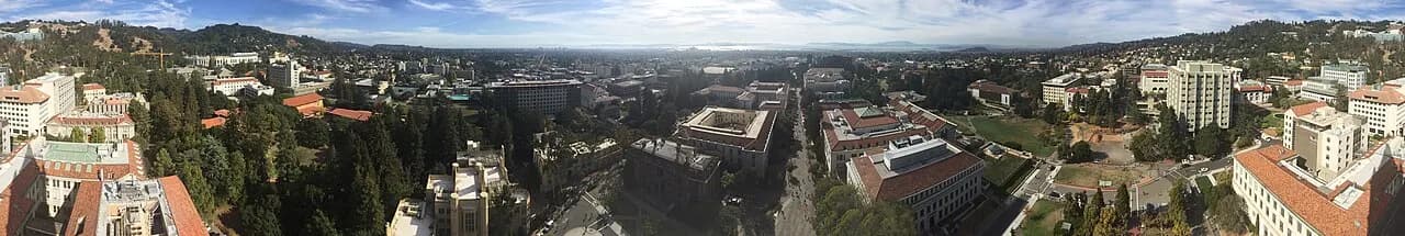 360 degree panorama of the UC Berkeley campus