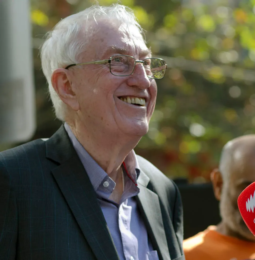 Professor Peter Doherty at the March for Science - Melbourne 2017