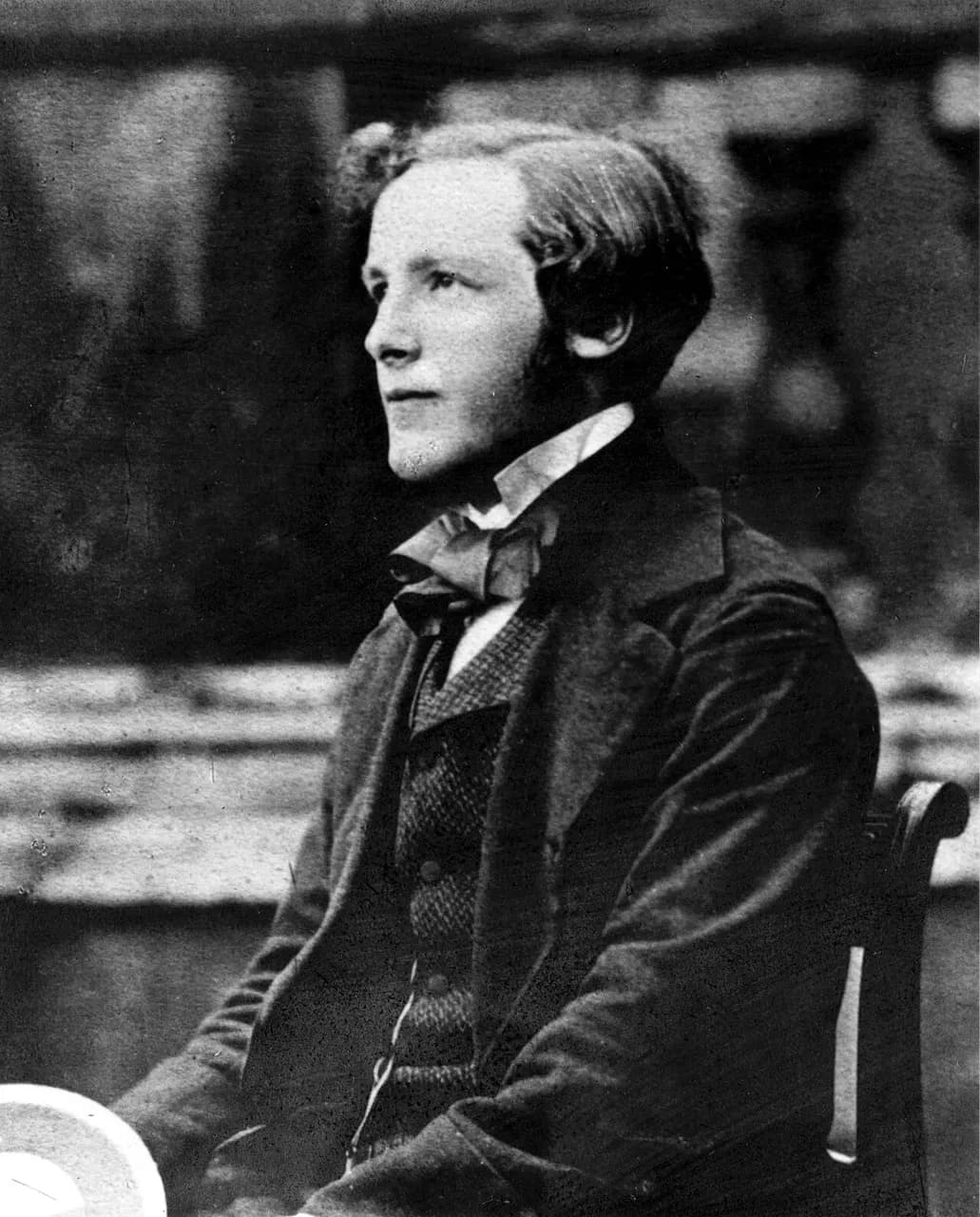 James Clerk Maxwell as a young man. Pre-1923 photograph (he died 1879)