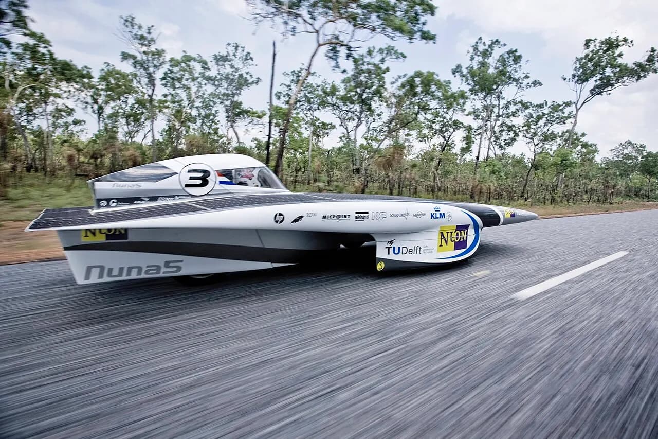 The Nuna 5 testing near Darwin, Australia