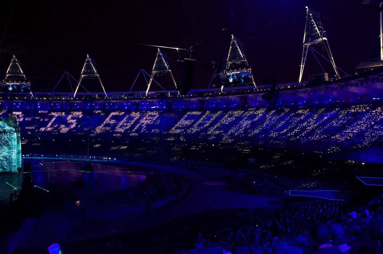 Tim Berners-Lee's tweet "This is for everyone" at the 2012 Summer Olympics opening ceremony.